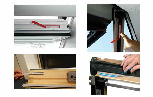 Roto roof windows measurments